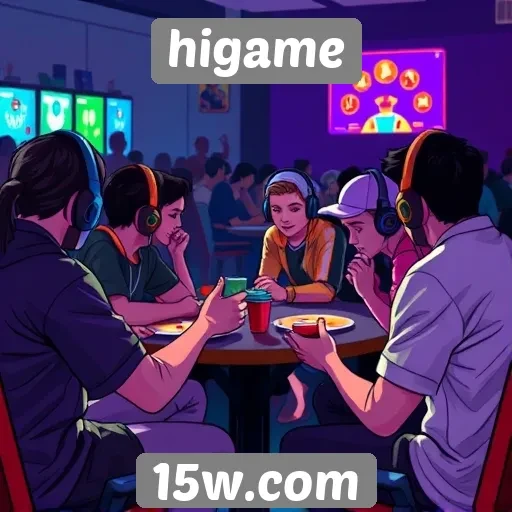 A comunidade de jogadores no site higame